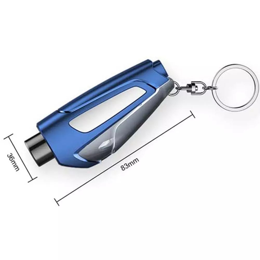 🔥Car Safety Hammer Tool Car Window Breaker Keychain
