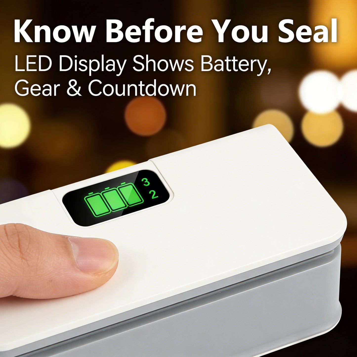 🛍️ USB-C Rechargeable Mini Bag Sealer – One-Touch, Adjustable & Portable Freshness