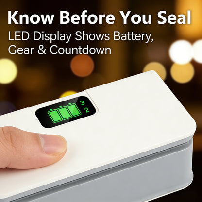 🛍️ USB-C Rechargeable Mini Bag Sealer – One-Touch, Adjustable & Portable Freshness