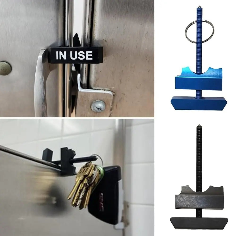 Multi-functional door lock opener and window hammer tool