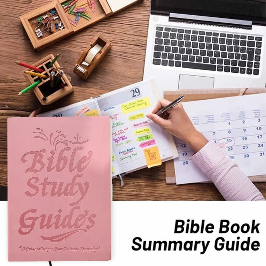 66-Page Bible Study Guide & Daily Devotional Journal