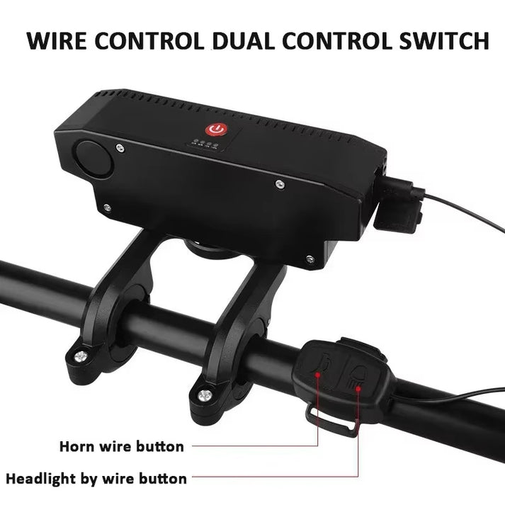 3-Mode LED Bicycle Safety Light 🚴‍♂️💡 | Ultra-Bright Headlamp & Rear Warning Combo 🔥