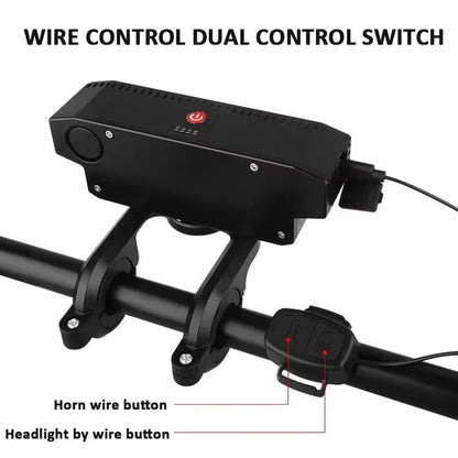 3-Mode LED Bicycle Safety Light 🚴‍♂️💡 | Ultra-Bright Headlamp & Rear Warning Combo 🔥