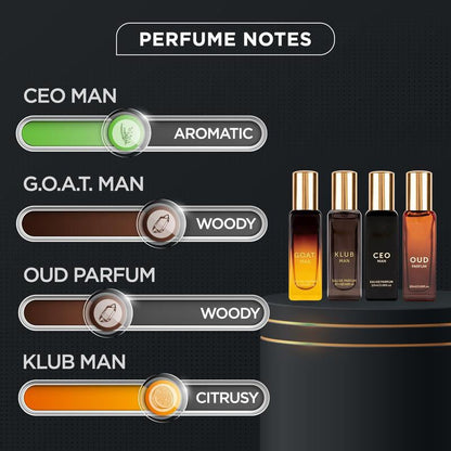 🎁The Best Valentine Gift for Men 🔥Men's Long‐Lasting Perfume 4-in-1 Gift Set