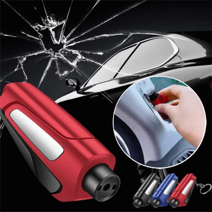 🔥Car Safety Hammer Tool Car Window Breaker Keychain