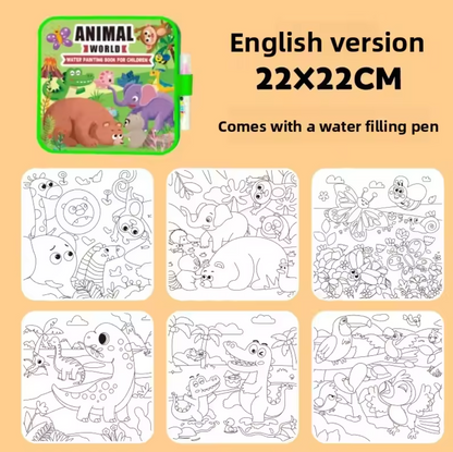 Reusable Kids Magic Water Book