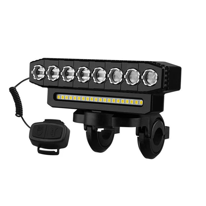 3-Mode LED Bicycle Safety Light 🚴‍♂️💡 | Ultra-Bright Headlamp & Rear Warning Combo 🔥