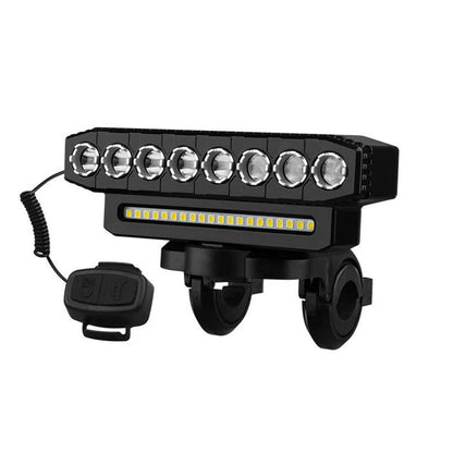 3-Mode LED Bicycle Safety Light 🚴‍♂️💡 | Ultra-Bright Headlamp & Rear Warning Combo 🔥