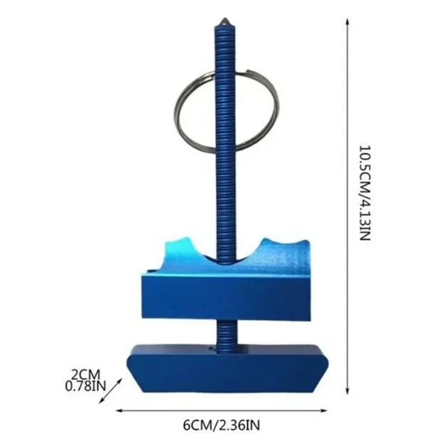 Multi-functional door lock opener and window hammer tool