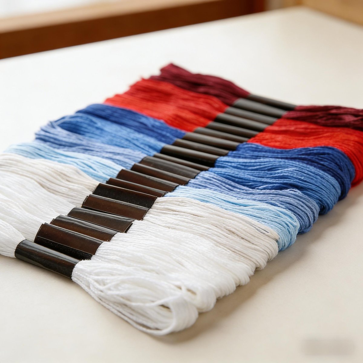 🔥LAST DAY 49% OFF - 🌸Red, White & Bloom Embroidery Kit