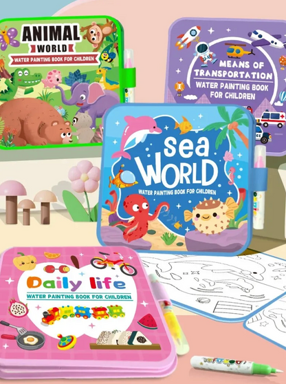 Reusable Kids Magic Water Book