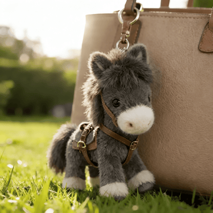 💖 Final Hours Deal – Soft Pony Doll Key Pendant, Adorable Horse Charm for Bags & Keys | 2026 Gift Idea