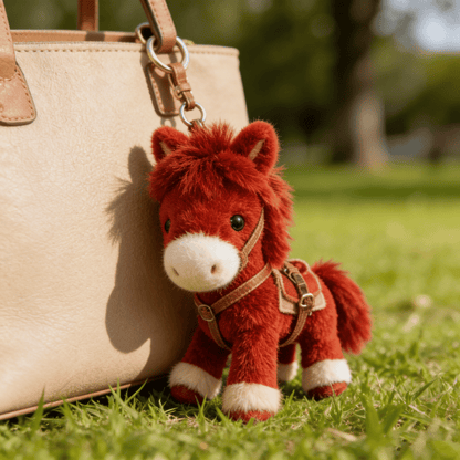 💖 Final Hours Deal – Soft Pony Doll Key Pendant, Adorable Horse Charm for Bags & Keys | 2026 Gift Idea
