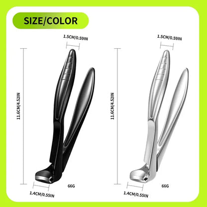 Nail clippers with a large, easy-to-grip handle, designed specifically for middle-aged and elderly people.