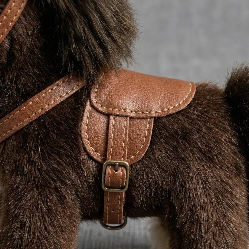 💖 Final Hours Deal – Soft Pony Doll Key Pendant, Adorable Horse Charm for Bags & Keys | 2026 Gift Idea