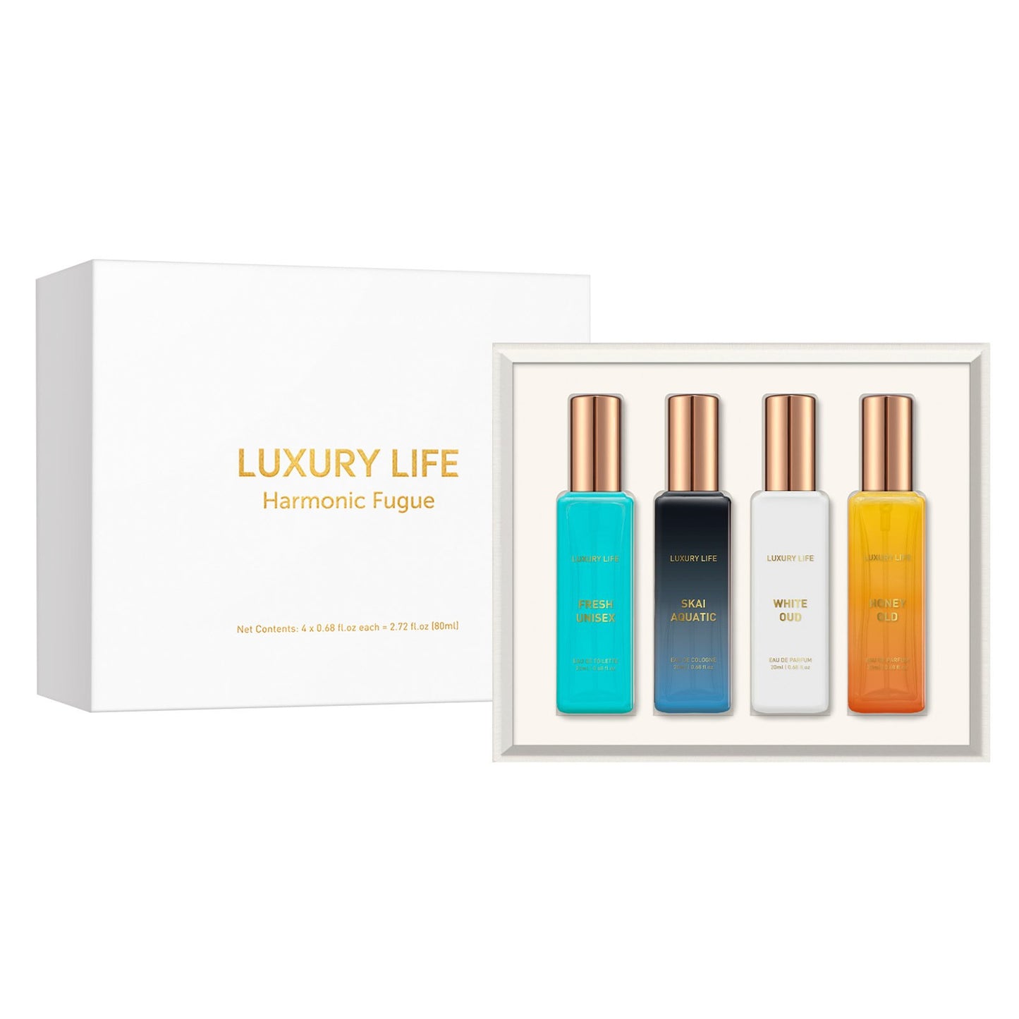 🎁The Best Valentine Gift for Men 🔥Men's Long‐Lasting Perfume 4-in-1 Gift Set