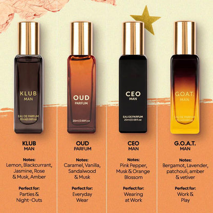 🎁The Best Valentine Gift for Men 🔥Men's Long‐Lasting Perfume 4-in-1 Gift Set