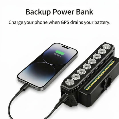 3-Mode LED Bicycle Safety Light 🚴‍♂️💡 | Ultra-Bright Headlamp & Rear Warning Combo 🔥