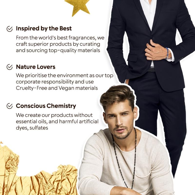 🎁The Best Valentine Gift for Men 🔥Men's Long‐Lasting Perfume 4-in-1 Gift Set